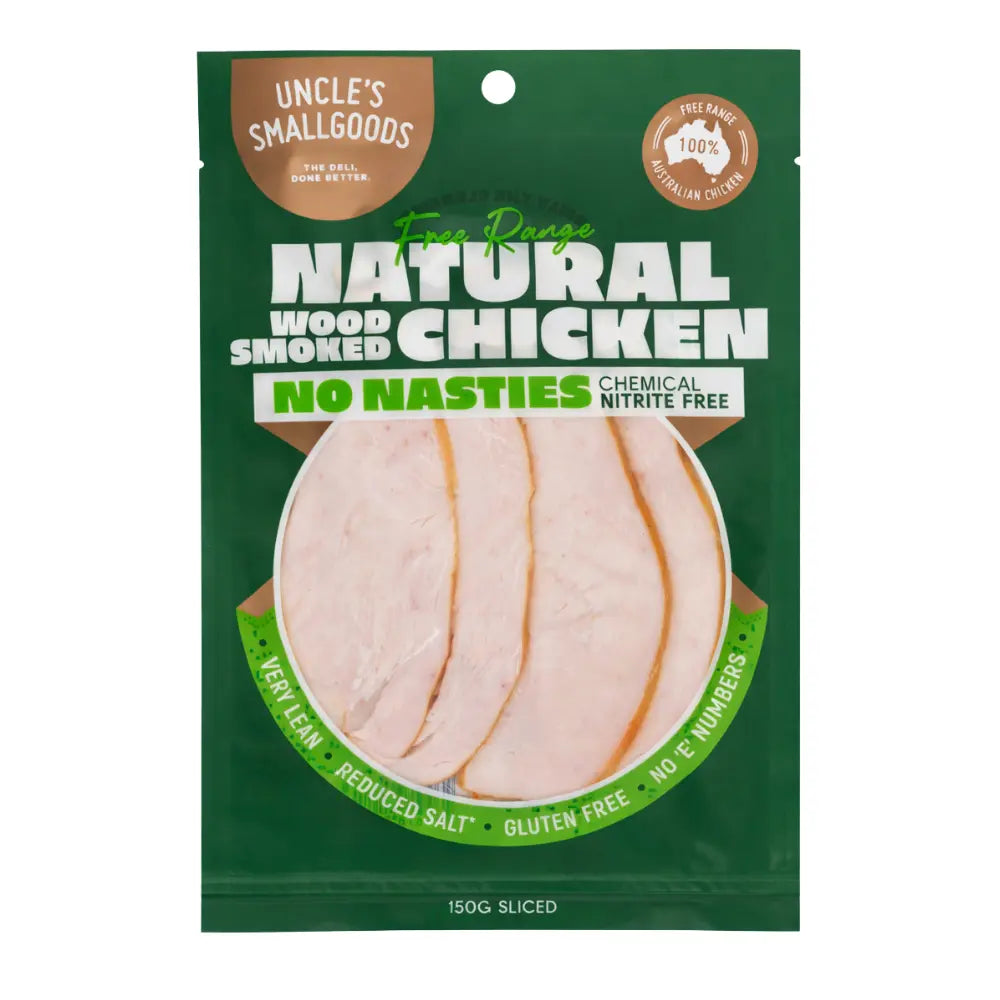 Natural Wood Smoked Chicken Sliced (Nitrate Free) 150g