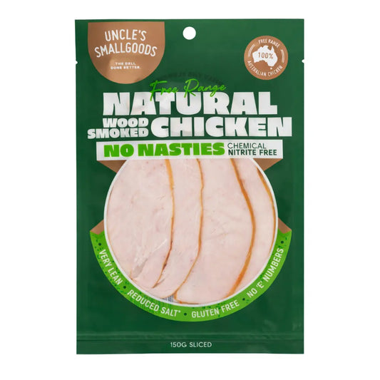 Natural Wood Smoked Chicken Sliced (Nitrate Free) 150g