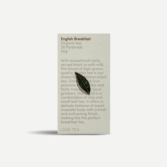 English Breakfast Pyramid (Plastic Free) Tea Bags