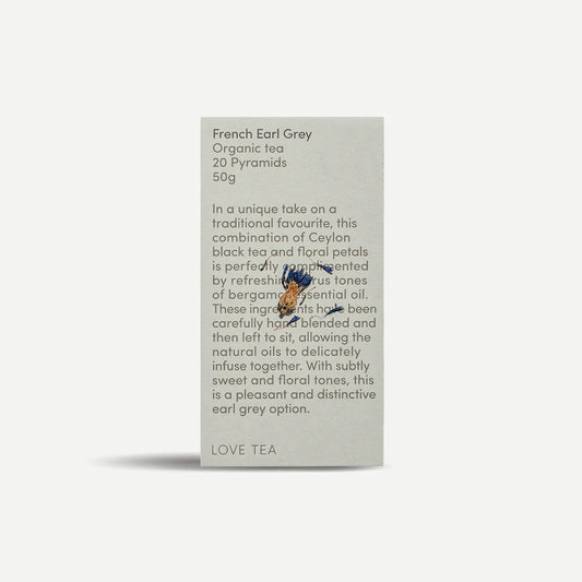 French Earl Grey Pyramid (Plastic Free) Tea Bags