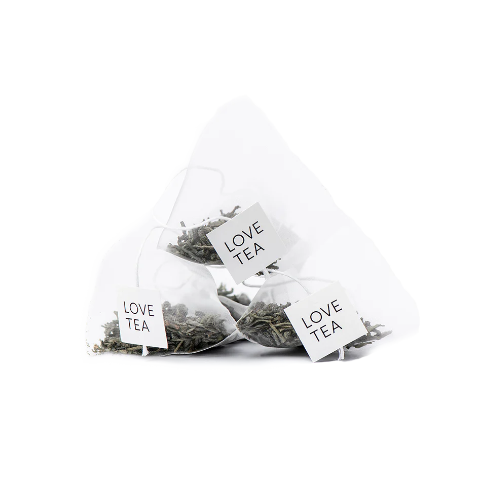 Green Tea Pyramid (Plastic Free) Tea Bags