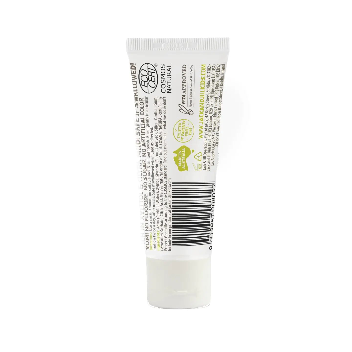 Natural Certified Toothpaste