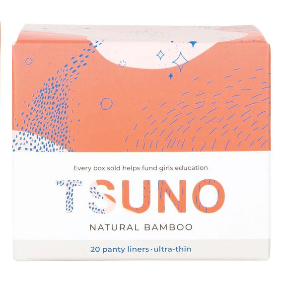 Natural Bamboo Panty Liners Ultra Thin (20 pack)